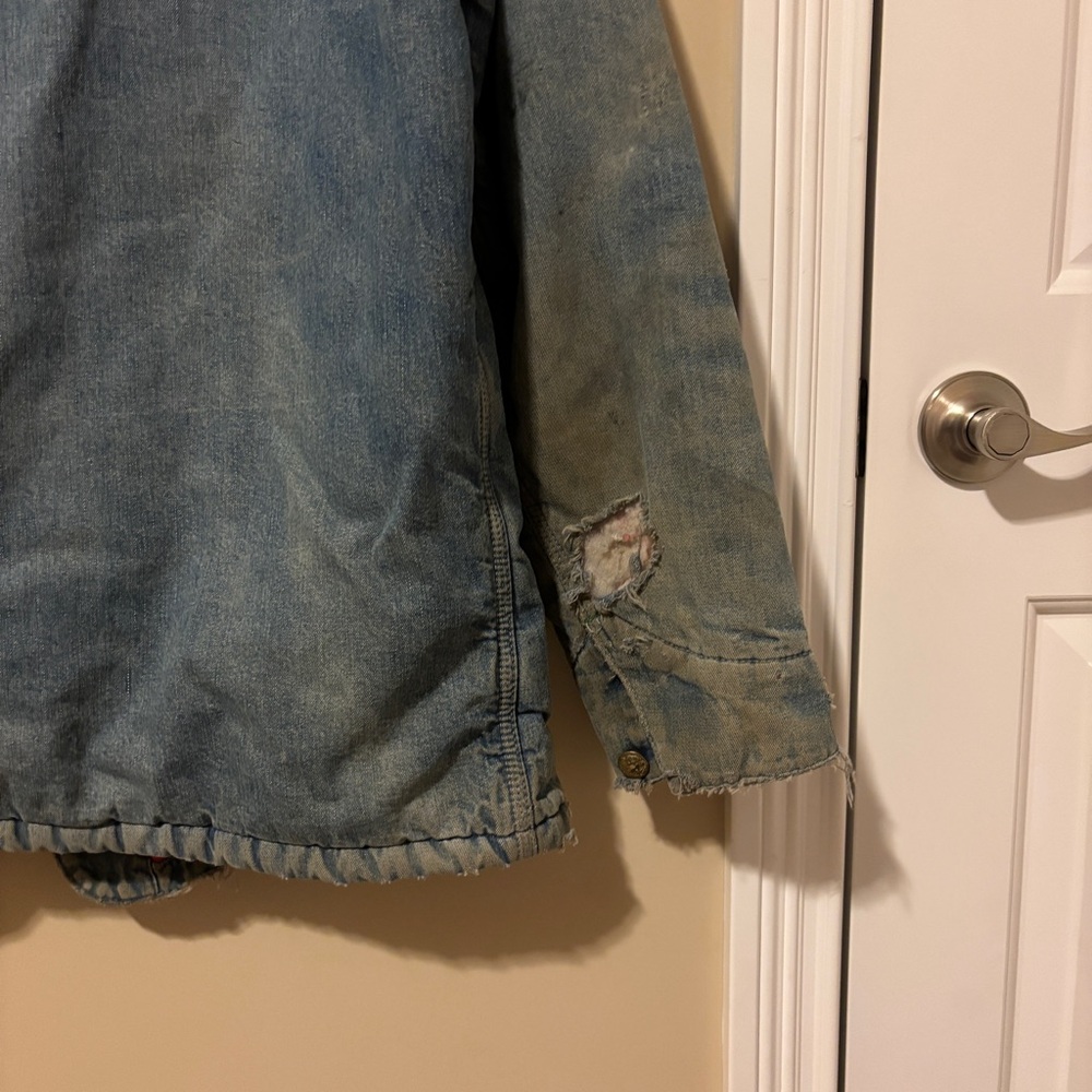 Men's Blue Denim Jacket - Picture 11 of 12
